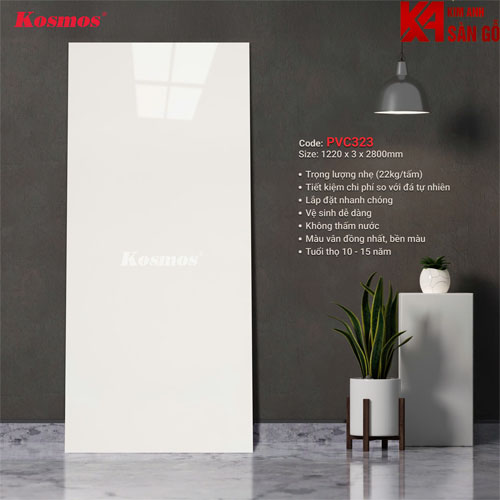 Tấm Ốp Tường PVC Giả Đá Kosmos-323
